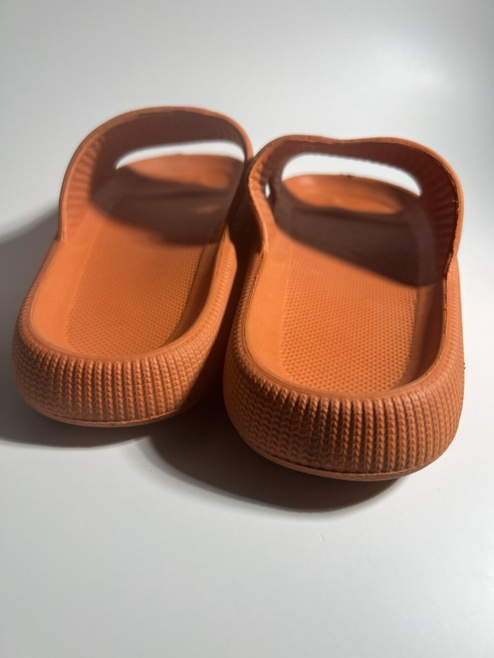 Orange Lightweight Rubber Slide Sandals Women’s EU 38/39 Comfort Slip-On - Picture 7 of 9